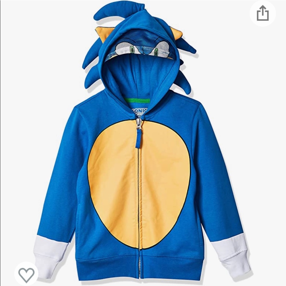 Kids Sonic the Hedgehog Jacket size 7